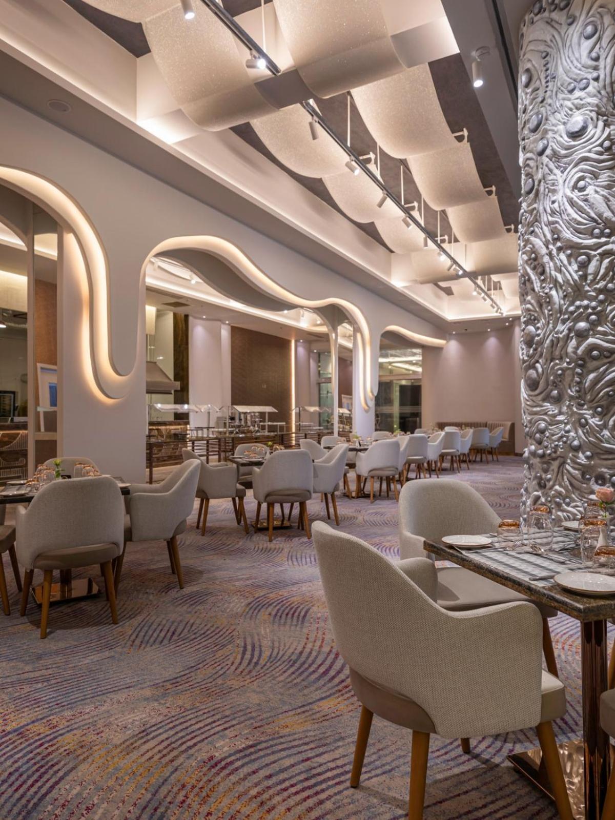Mirage Hotel & Conference Center Alexandrië Buitenkant foto The restaurant