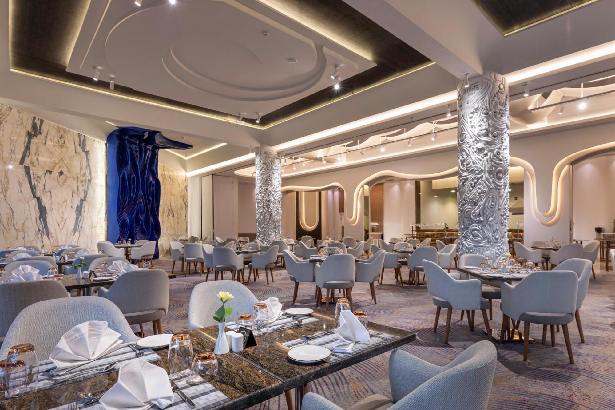 Mirage Hotel & Conference Center Alexandrië Buitenkant foto The restaurant