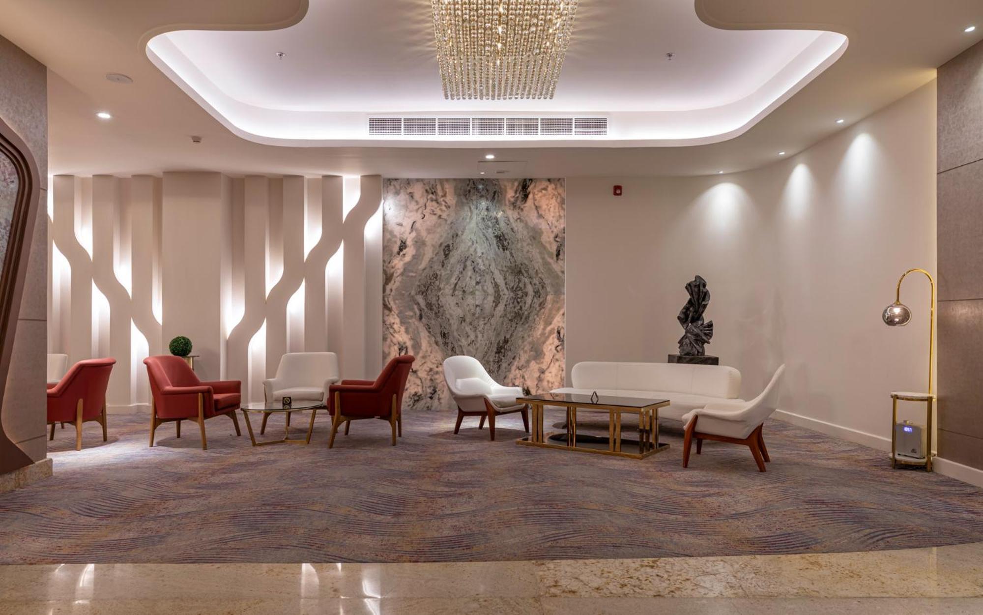 Mirage Hotel & Conference Center Alexandrië Buitenkant foto The lobby of the hotel