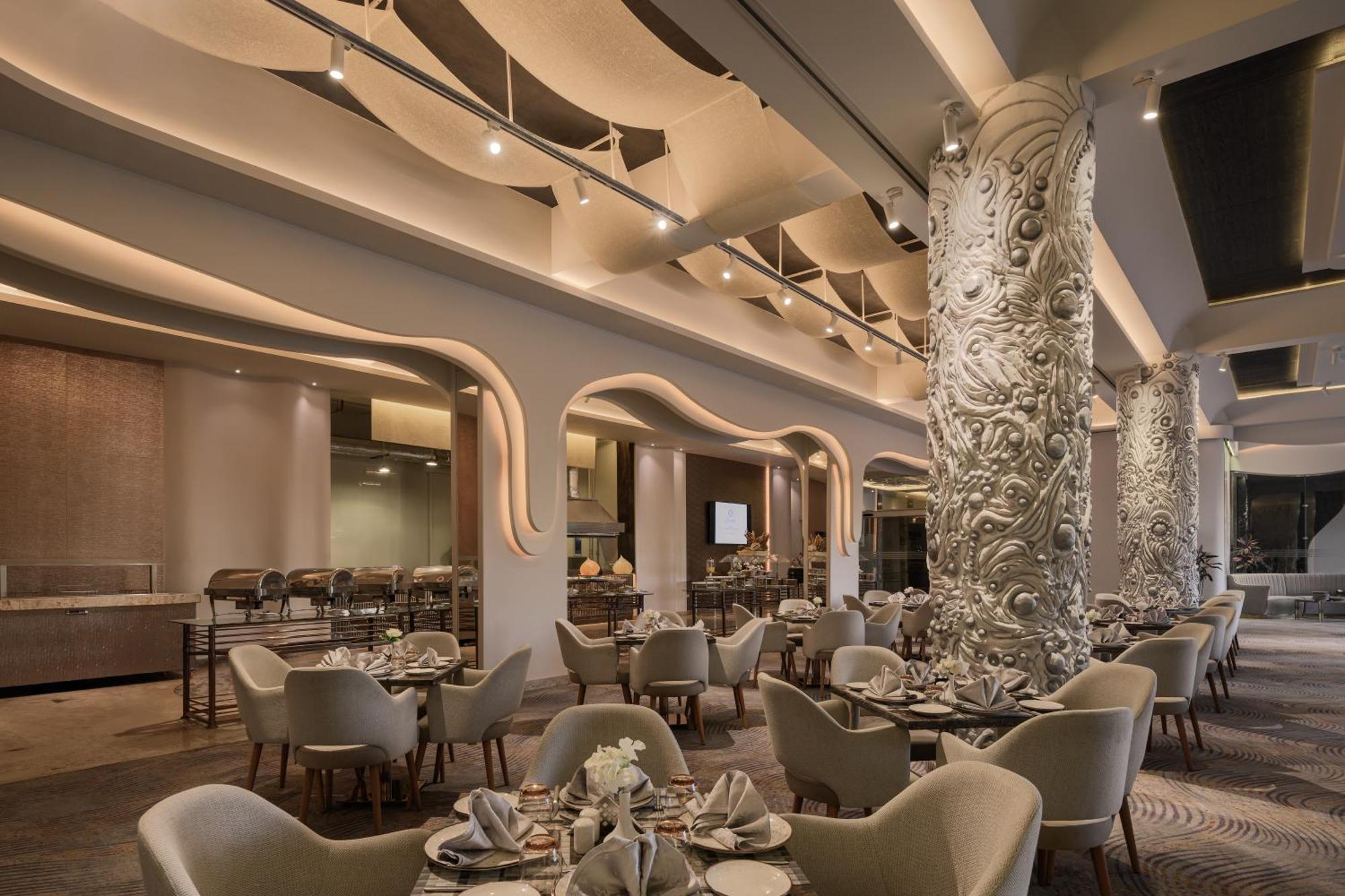 Mirage Hotel & Conference Center Alexandrië Buitenkant foto The restaurant
