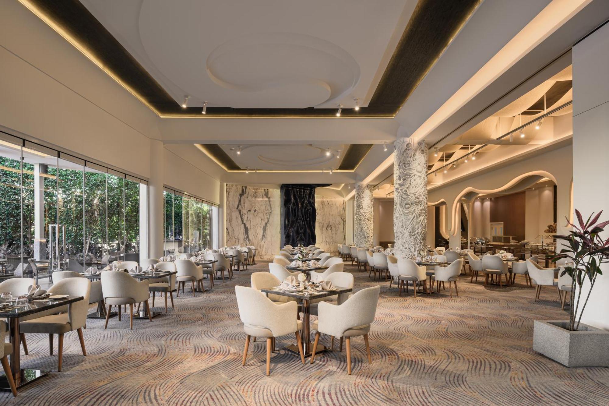 Mirage Hotel & Conference Center Alexandrië Buitenkant foto The restaurant