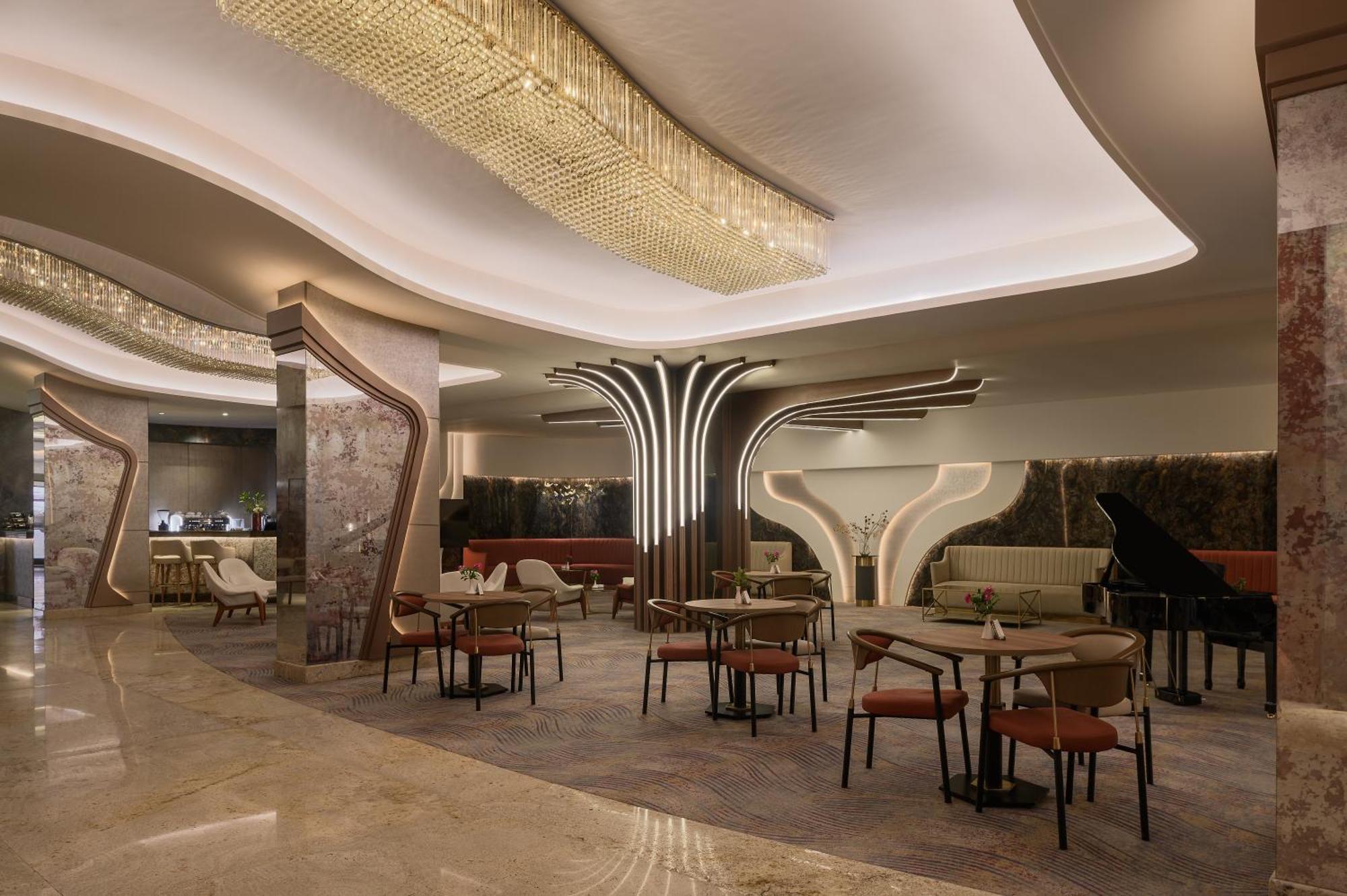 Mirage Hotel & Conference Center Alexandrië Buitenkant foto The interior of the lounge