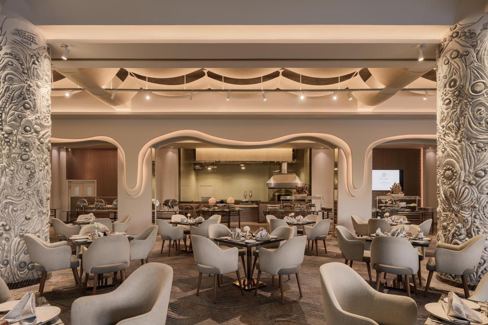 Mirage Hotel & Conference Center Alexandrië Buitenkant foto The restaurant