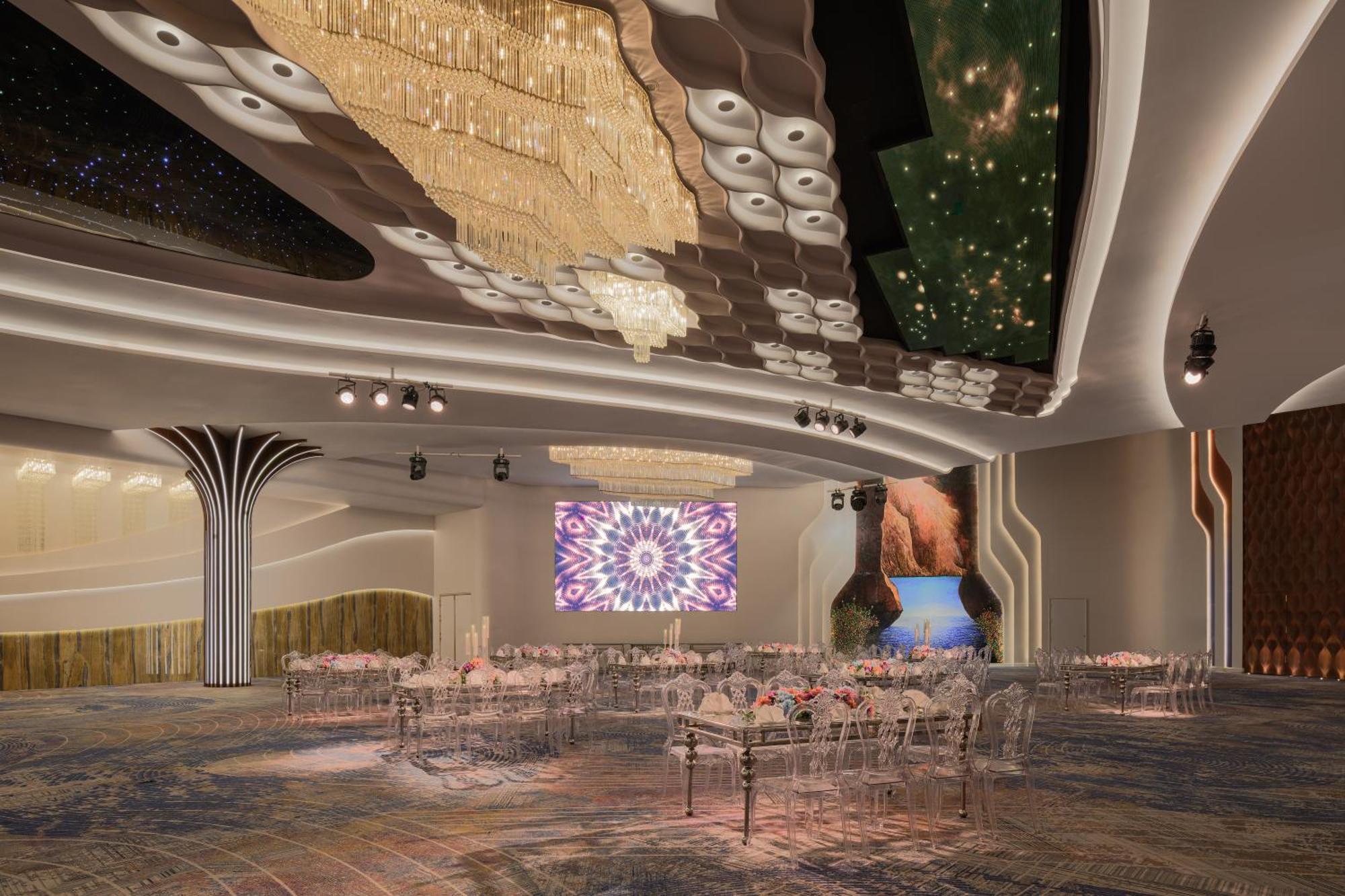 Mirage Hotel & Conference Center Alexandrië Buitenkant foto The interior of the ballroom