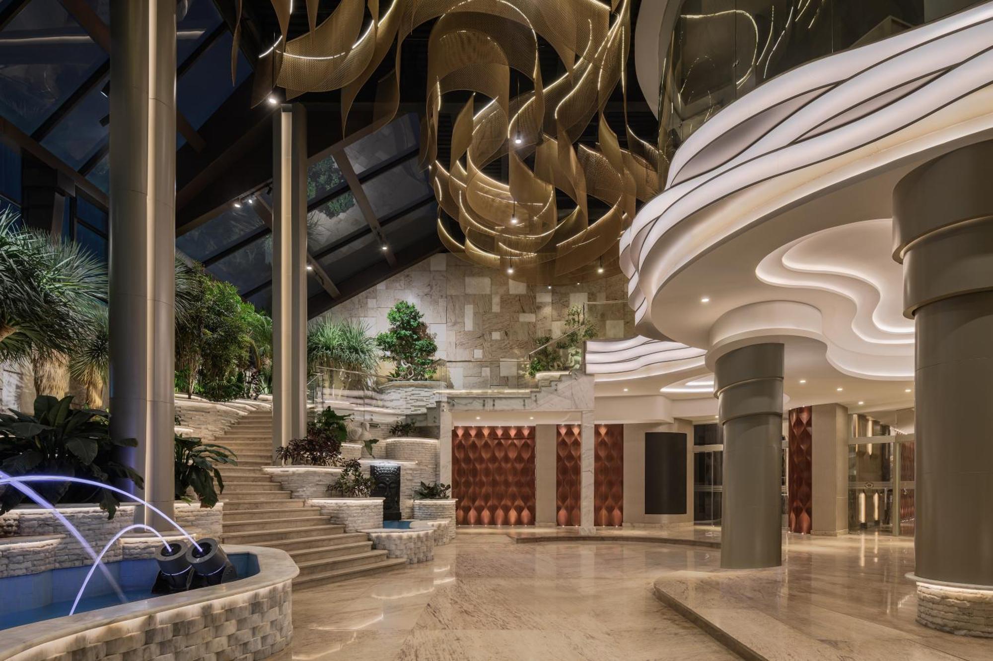 Mirage Hotel & Conference Center Alexandrië Buitenkant foto The lobby of the hotel